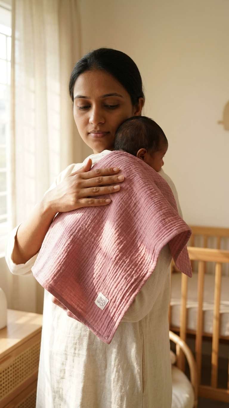 Muslin Sheets - Small | Swaddle, AC Blanket, Towel, Bassinet Sheet, Lounger Sheet