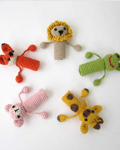 Safari, Finger Puppets - Crochet Toy