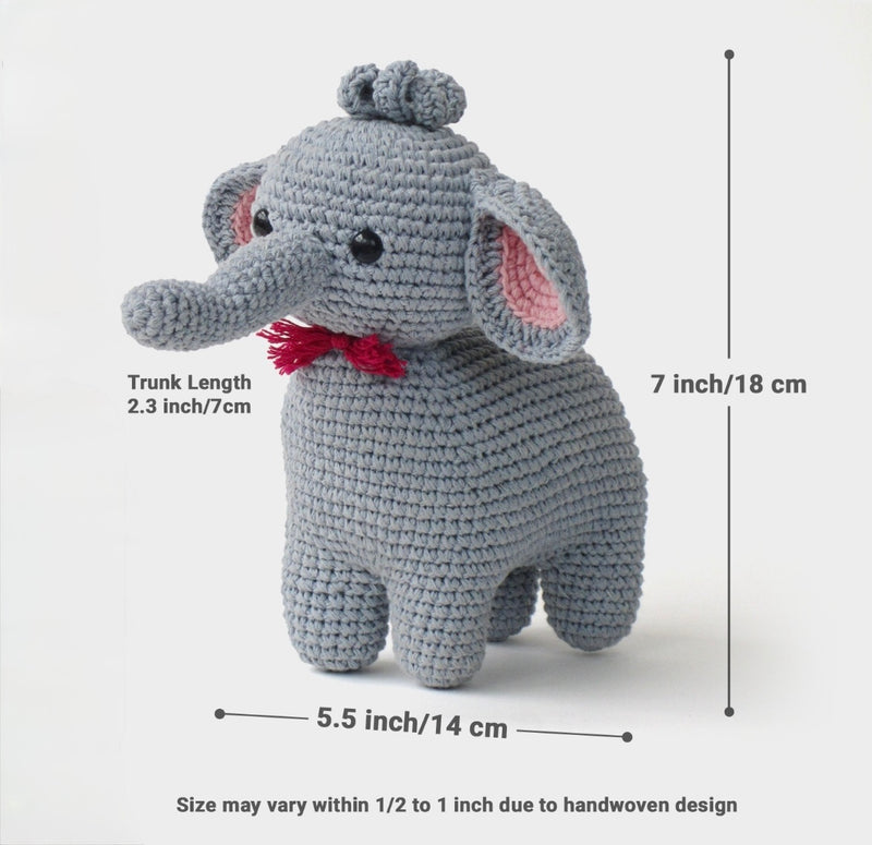 Elle, The Elephant - Crochet Toy