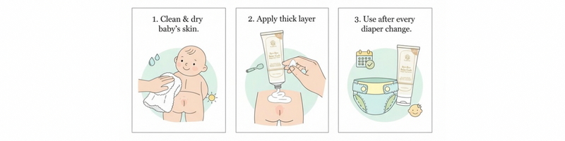 How to use Bye-Bye Bum Rash Cream