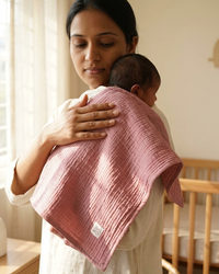 Muslin Sheets - Small | Swaddle, AC Blanket, Towel, Bassinet Sheet, Lounger Sheet