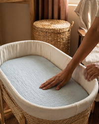Muslin Sheets - Small | Swaddle, AC Blanket, Towel, Bassinet Sheet, Lounger Sheet