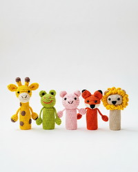 Safari, Finger Puppets - Crochet Toy
