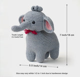 Elle, The Elephant - Crochet Toy