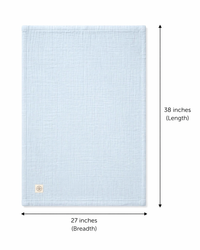 Muslin Sheets - Small | Swaddle, AC Blanket, Towel, Bassinet Sheet, Lounger Sheet