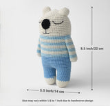 Ollie-The Sleepy Bear - Crochet Toy