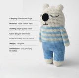 Ollie-The Sleepy Bear - Crochet Toy