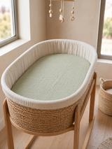 Muslin Sheets - Small | Swaddle, AC Blanket, Towel, Bassinet Sheet, Lounger Sheet